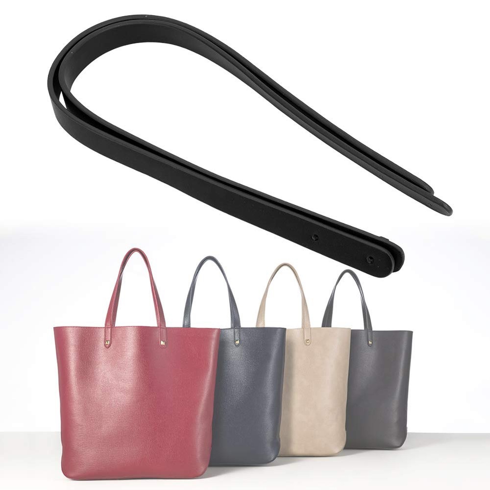 NEW 2 Pack Leather Replacement Purse Bag Hand Straps - Black